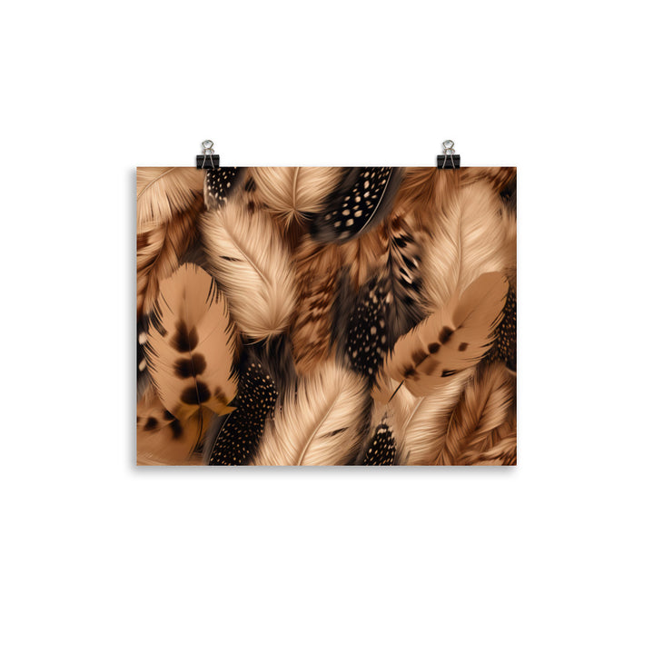 Fur Pattern photo paper poster - Posterfy.AI