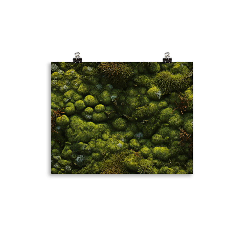 Moss Pattern photo paper poster - Posterfy.AI