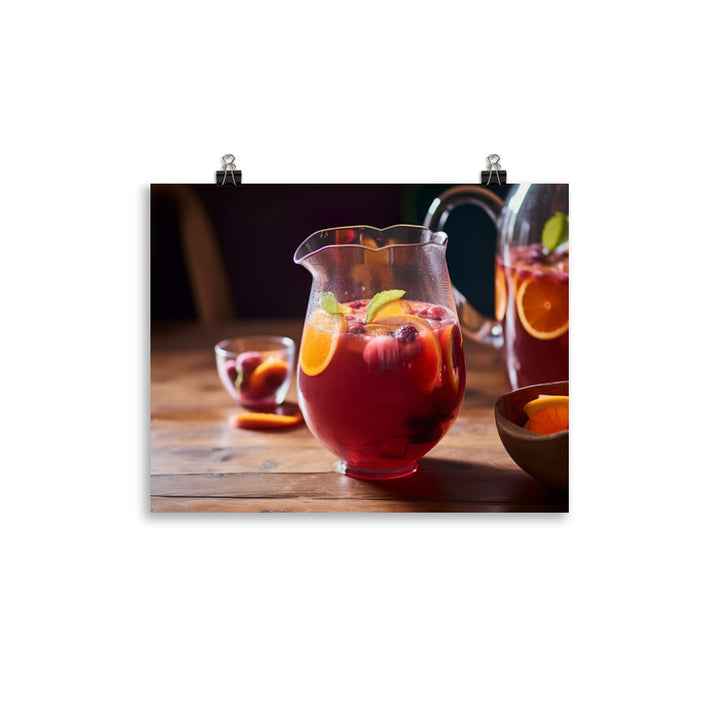 Sangria Soire photo paper poster - Posterfy.AI