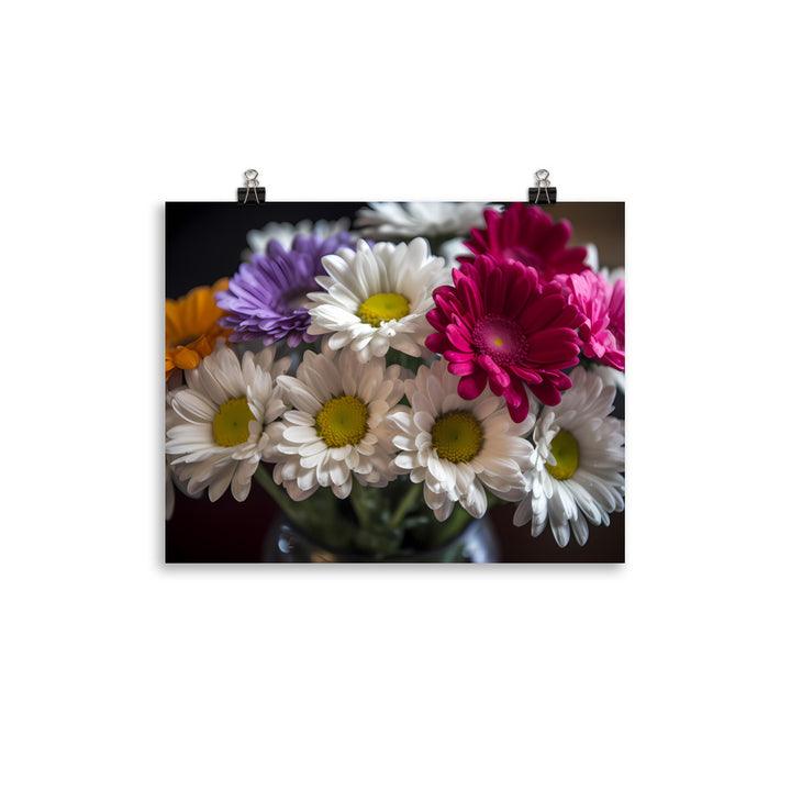 Daisy Bouquet photo paper poster - Posterfy.AI