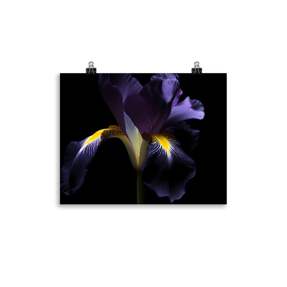 Dramatic Contrast botanical photo paper poster - Posterfy.AI