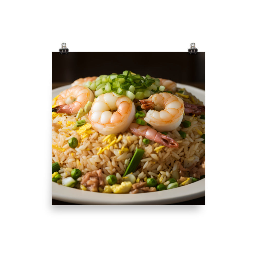 Yangzhou Fried Rice 揚州炒飯 photo paper poster - Posterfy.AI