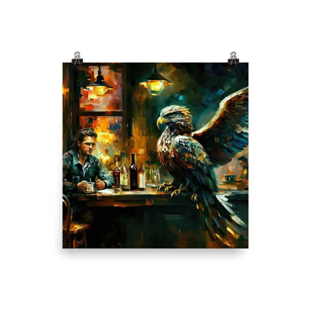 Nighthawks photo paper poster - Posterfy.AI