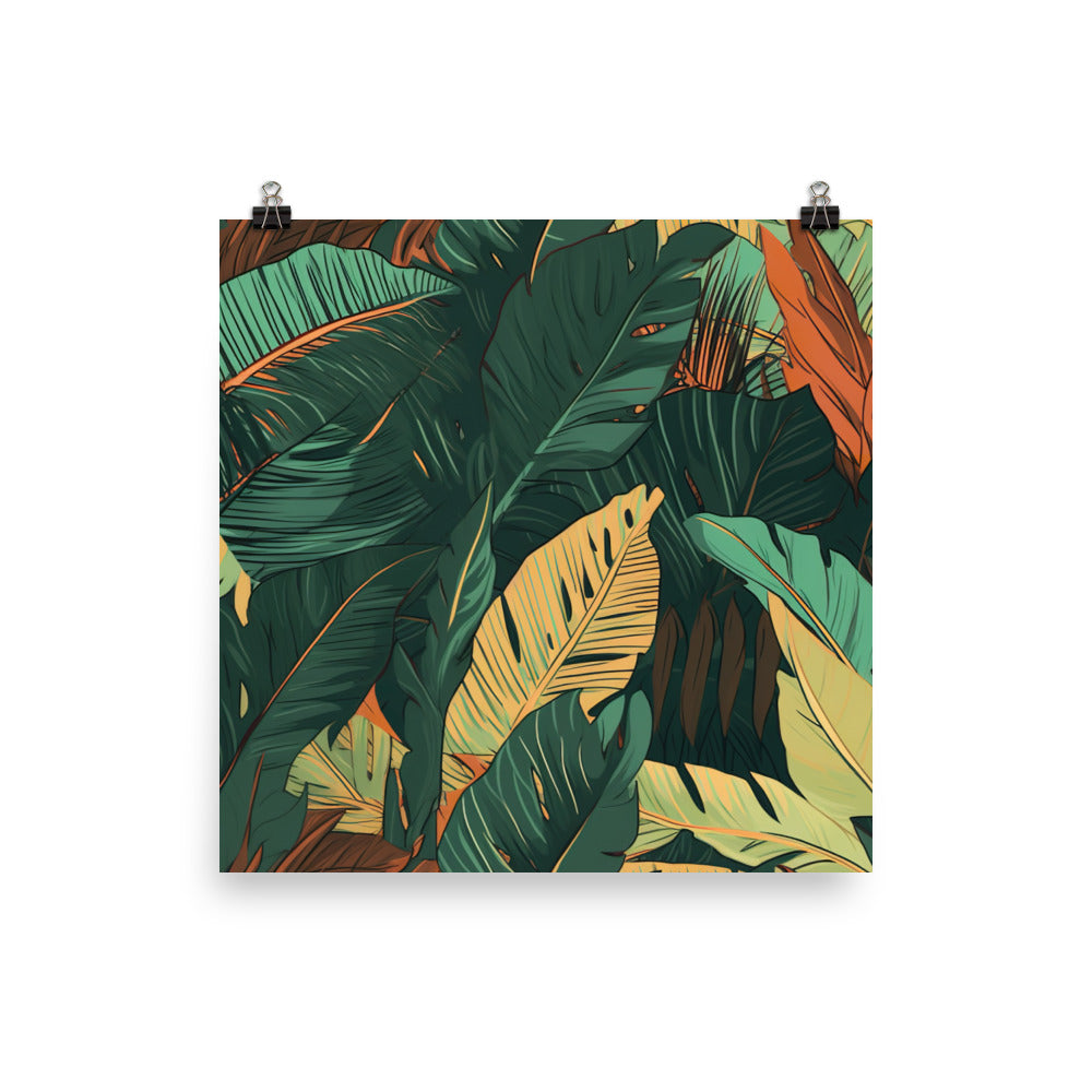 Tropical Pattern photo paper poster - Posterfy.AI