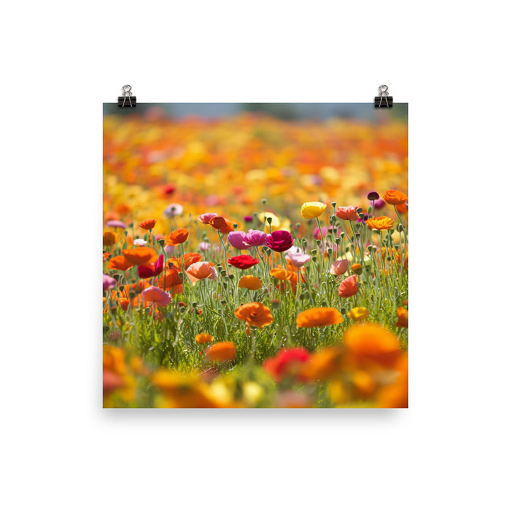 Flower Power photo paper poster - Posterfy.AI