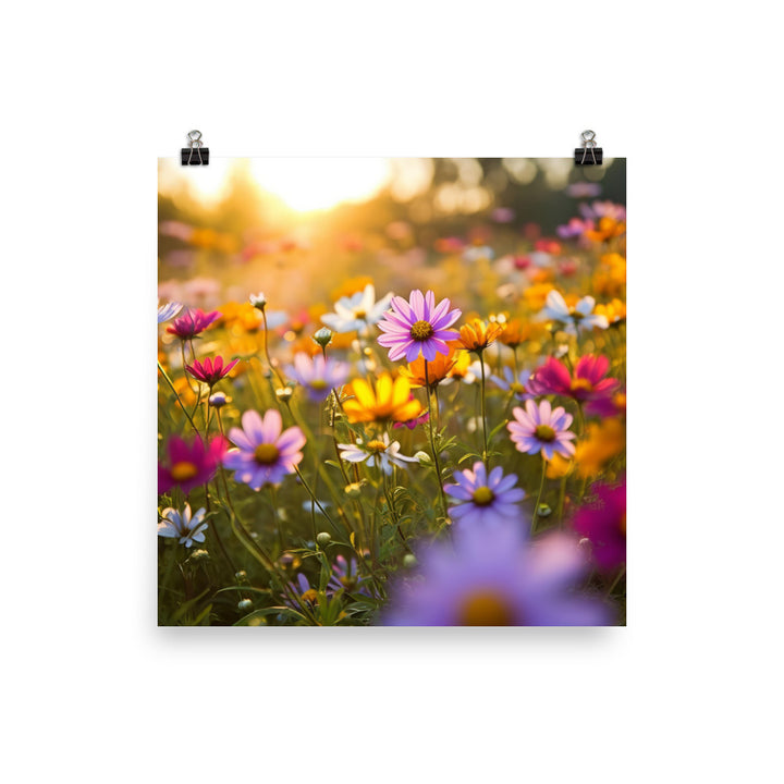 Flower Power photo paper poster - Posterfy.AI