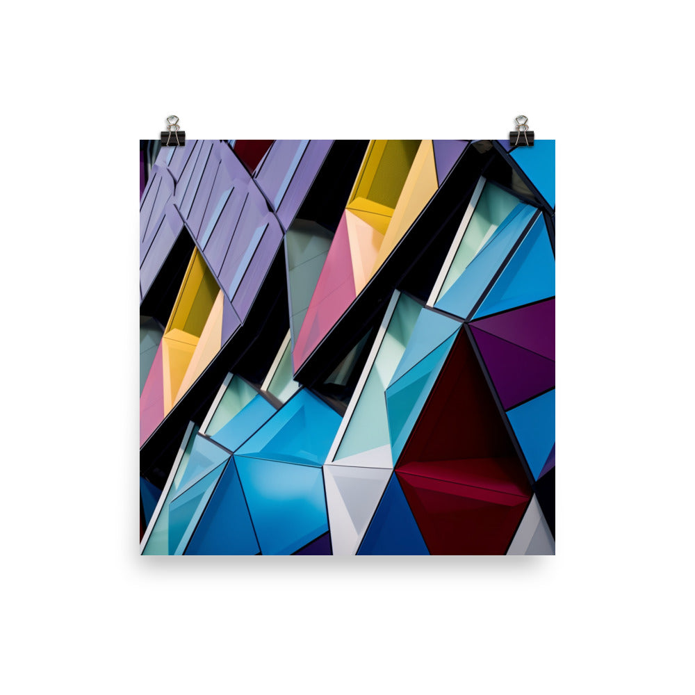 Geometric Abstractions photo paper poster - Posterfy.AI