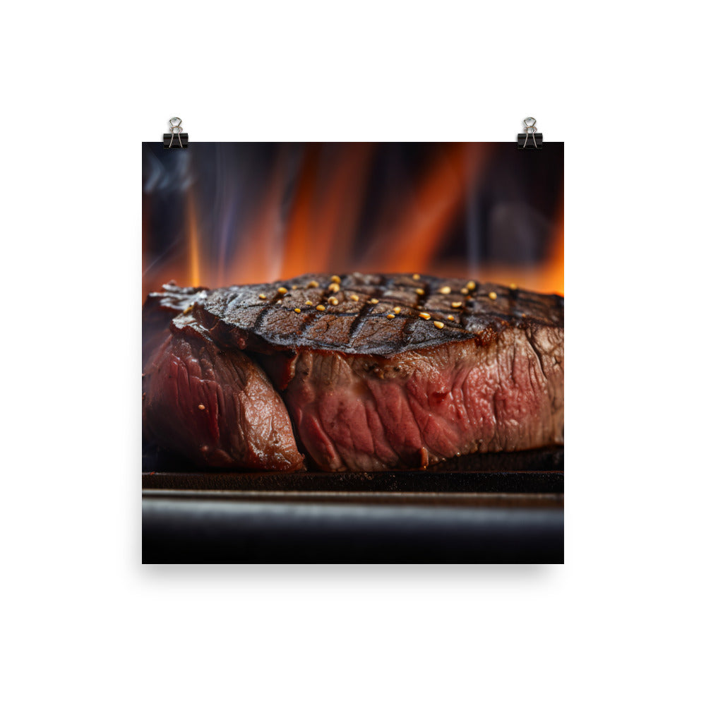 Sizzling Cuts photo paper poster - Posterfy.AI