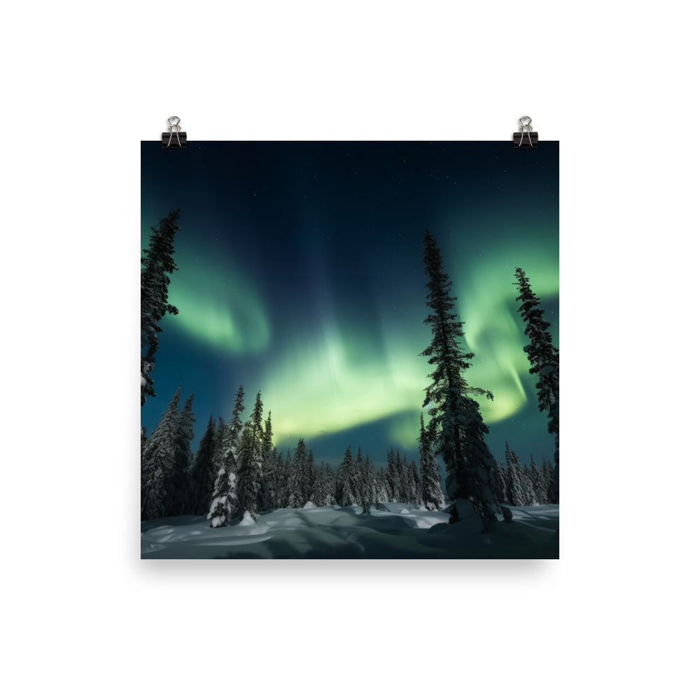 Northern Lights Adventure photo paper poster - Posterfy.AI