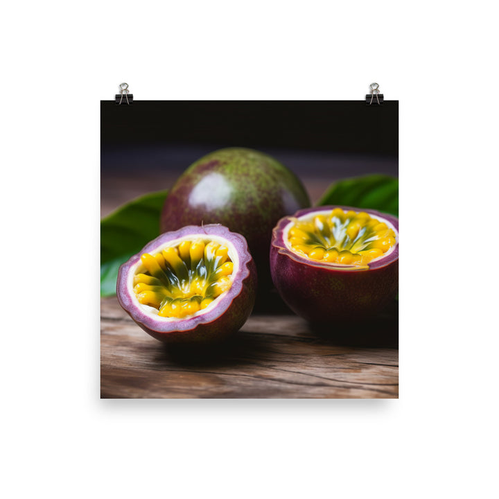 Passionfruit photo paper poster - Posterfy.AI