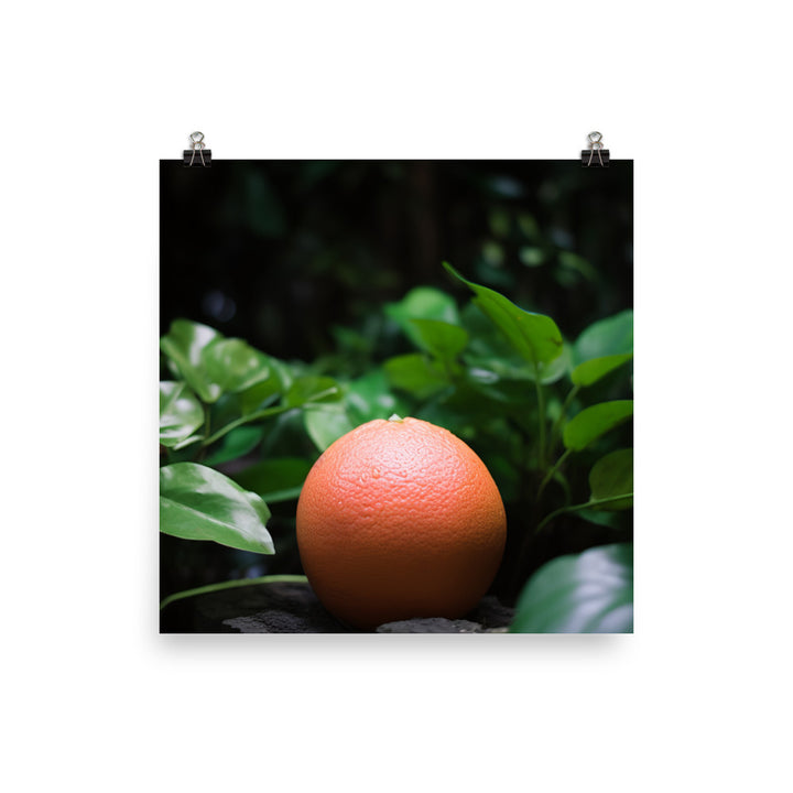 Grapefruit and Greens photo paper poster - Posterfy.AI