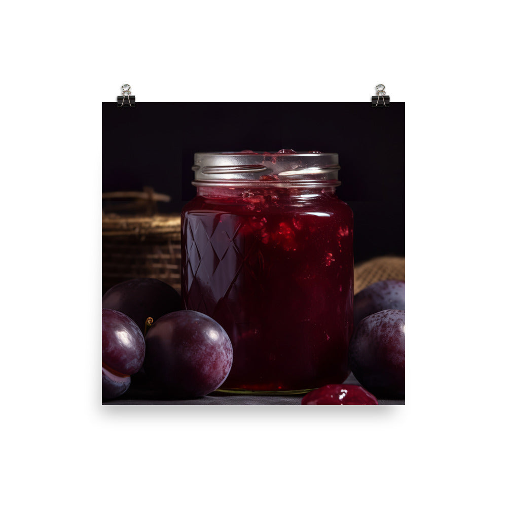 Plum Jam photo paper poster - Posterfy.AI