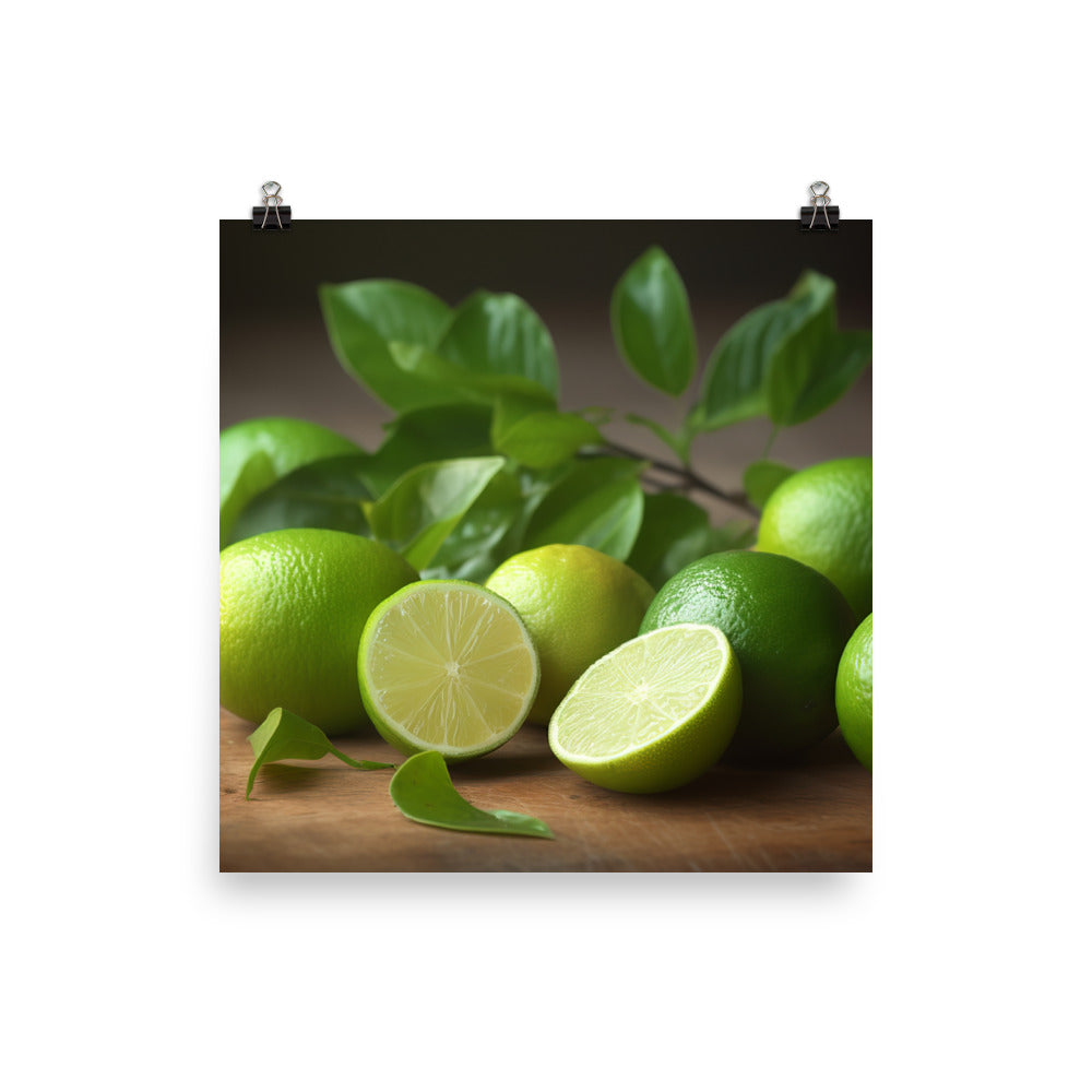 Lime and Mint photo paper poster - Posterfy.AI