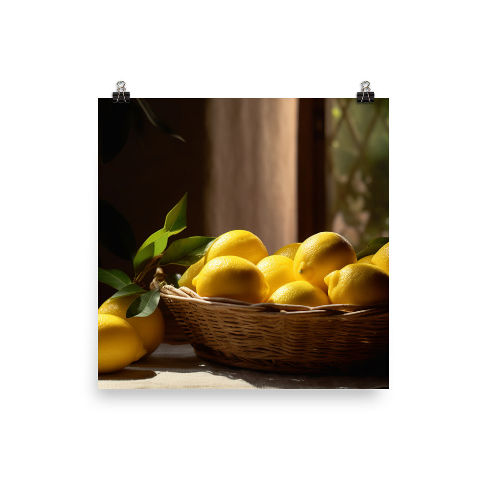 Sunny Citrus photo paper poster - Posterfy.AI