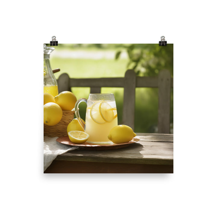 Lemonade Stand photo paper poster - Posterfy.AI