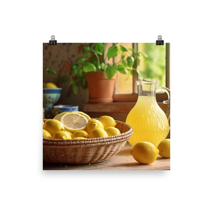 Lemonade Stand photo paper poster - Posterfy.AI