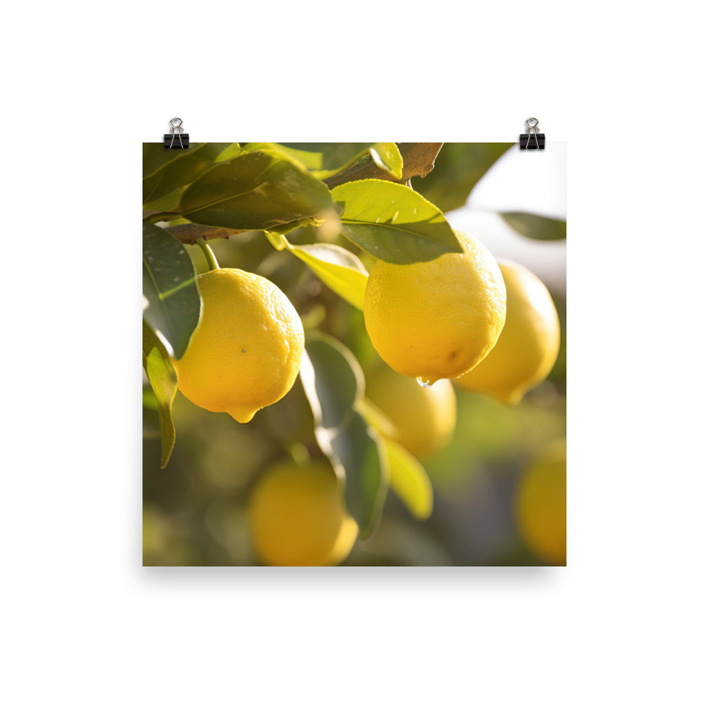 Lemon Tree photo paper poster - Posterfy.AI