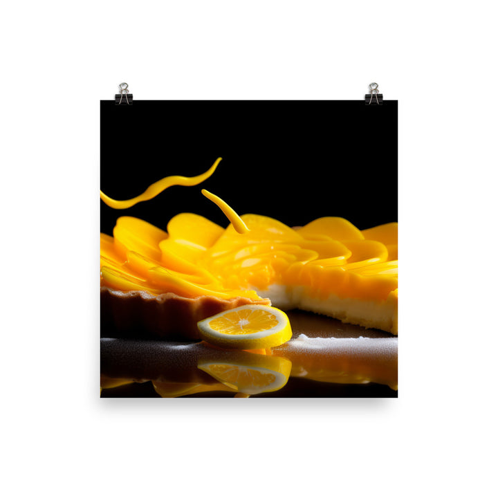 Lemon Tart photo paper poster - Posterfy.AI