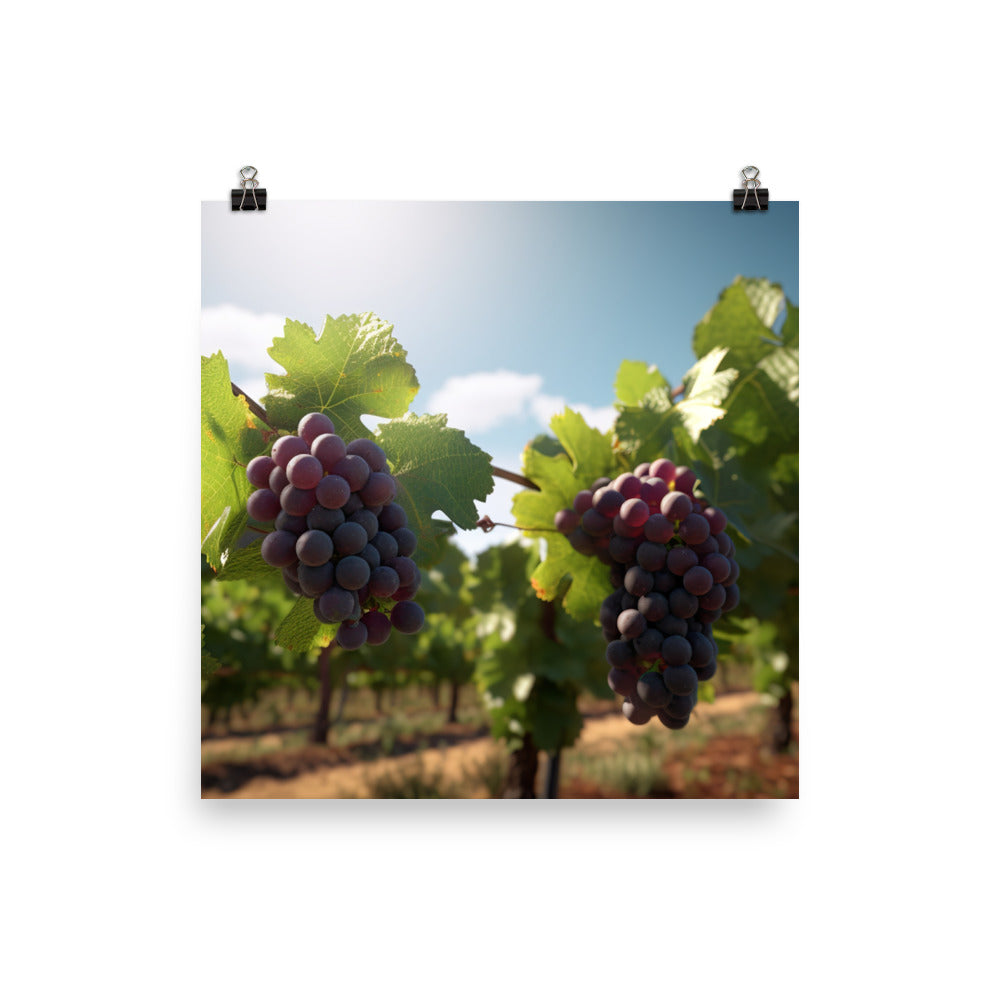 Vineyard Beauty photo paper poster - Posterfy.AI