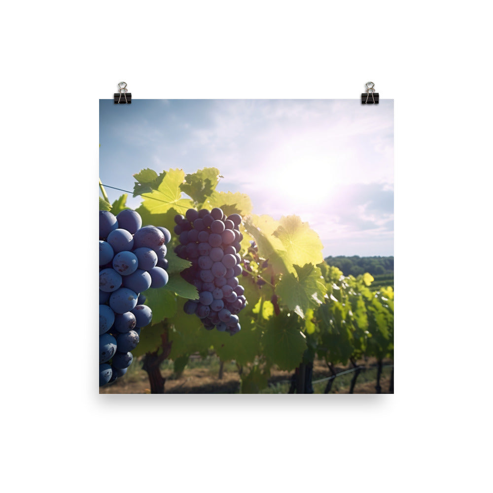 Vineyard Beauty photo paper poster - Posterfy.AI