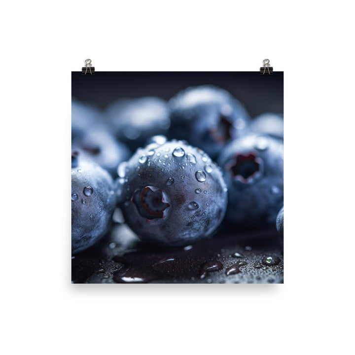 Blueberry Explosion photo paper poster - Posterfy.AI