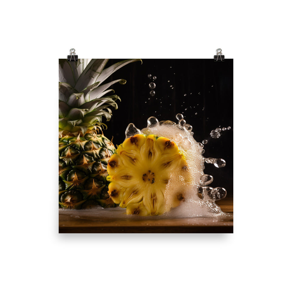 Pineapple photo paper poster - Posterfy.AI