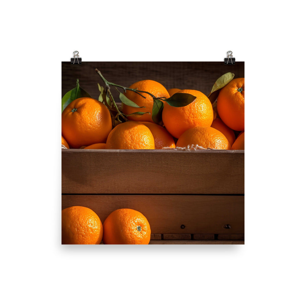 Juicy and Sweet Oranges photo paper poster - Posterfy.AI