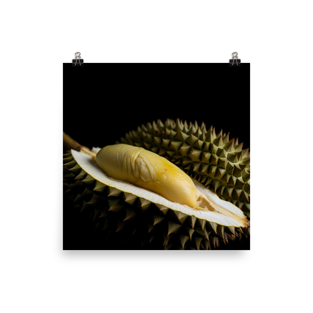 Durian Fruit as a Culinary Delight photo paper poster - Posterfy.AI