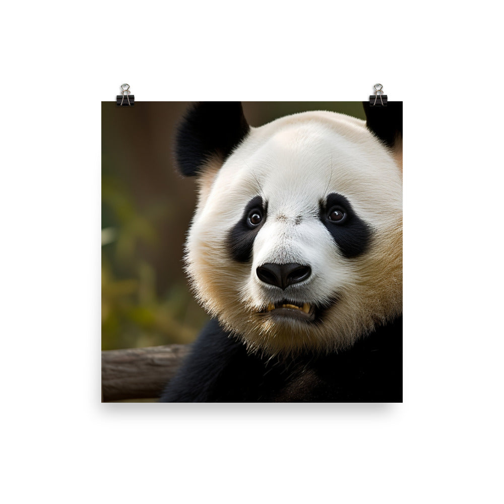 Panda Portrait photo paper poster - Posterfy.AI