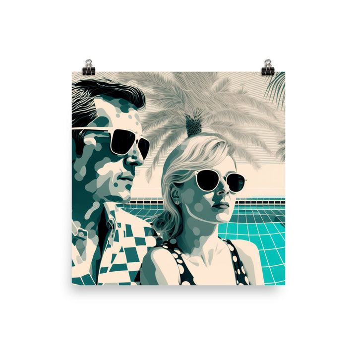 Summer couple photo paper poster - Posterfy.AI