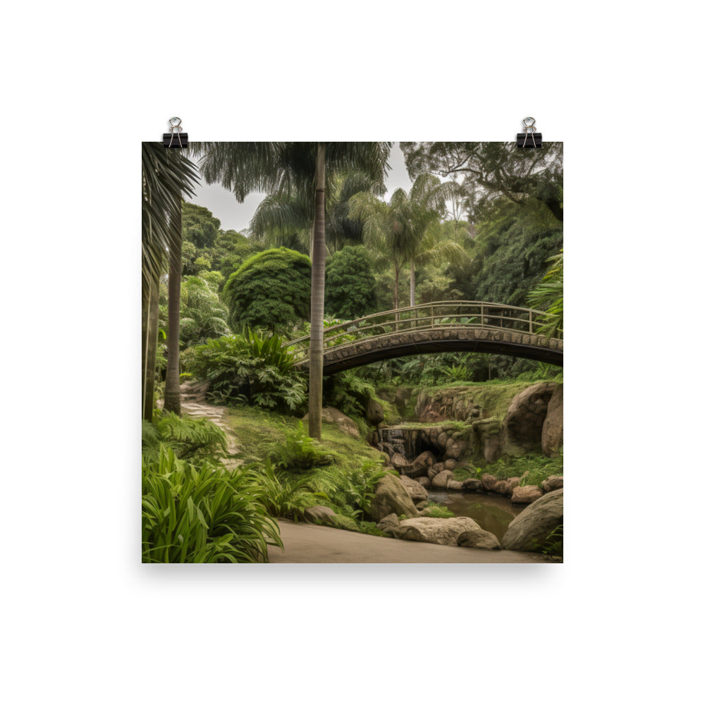 Rios Botanical Gardens photo paper poster - Posterfy.AI