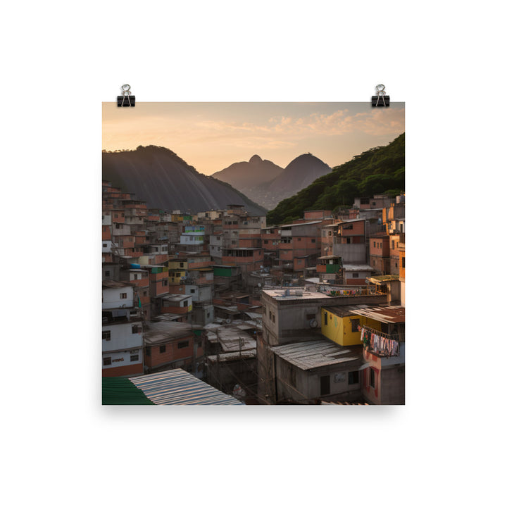 Exploring Rios Favelas photo paper poster - Posterfy.AI