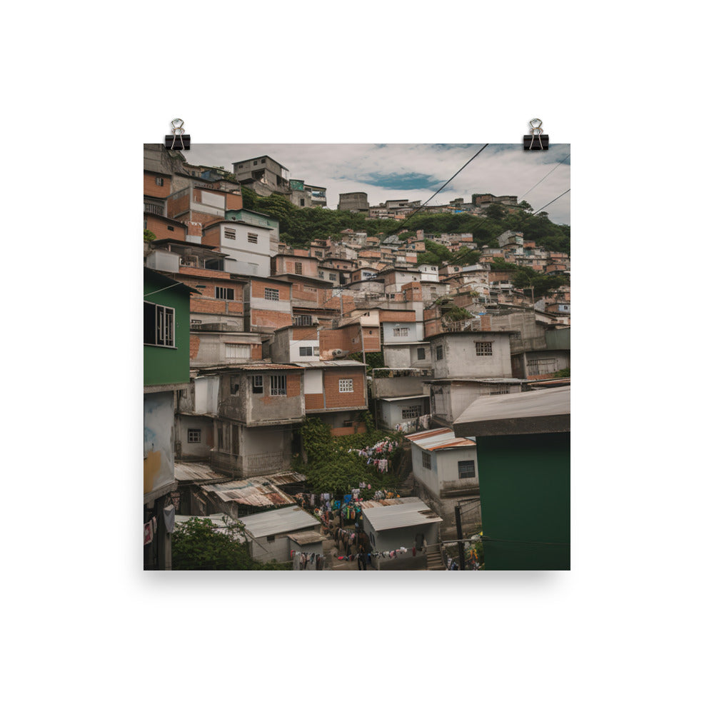 Exploring Rios Favelas photo paper poster - Posterfy.AI
