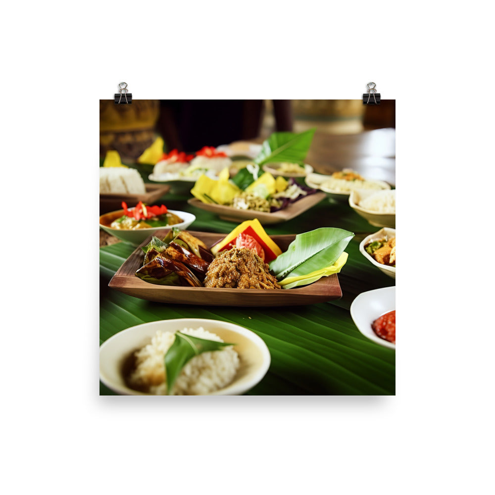 Bali - A Foodies Paradise photo paper poster - Posterfy.AI