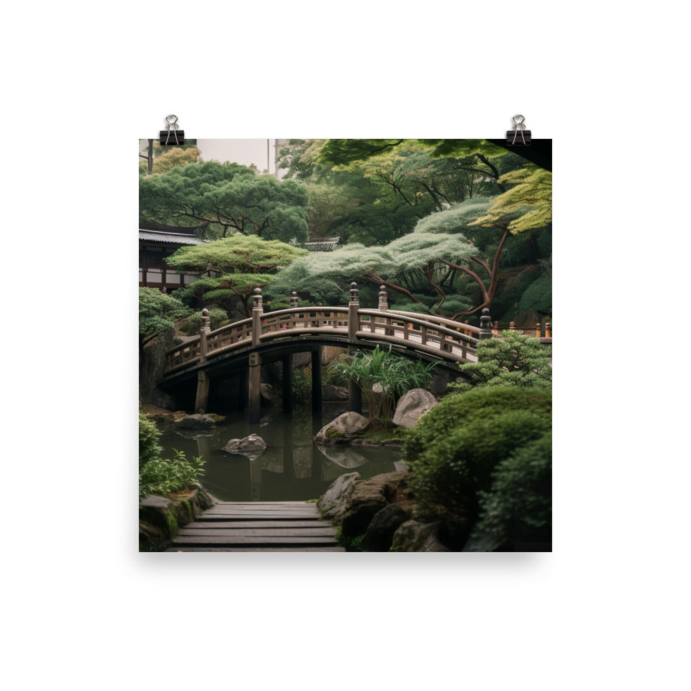 Discovering Tokyos Hidden Gems photo paper poster - Posterfy.AI