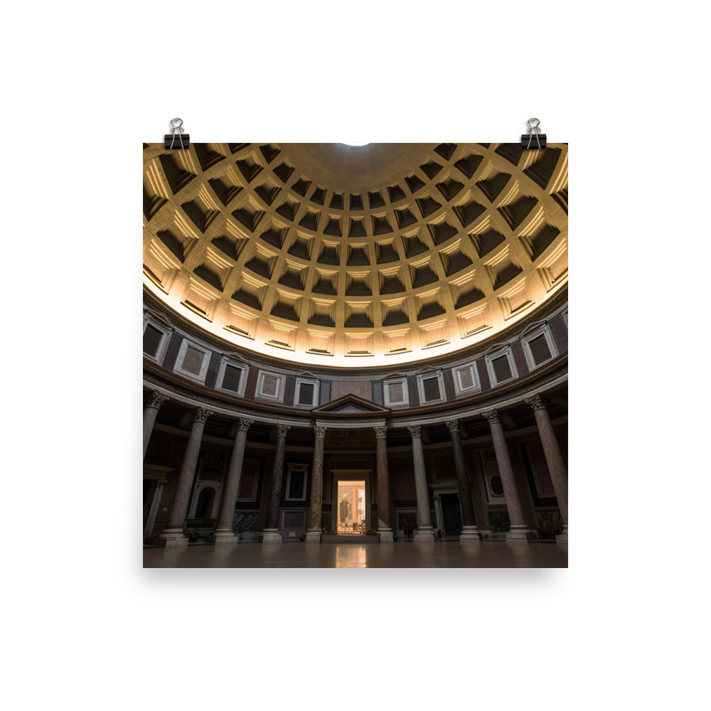 Romes Pantheon photo paper poster - Posterfy.AI