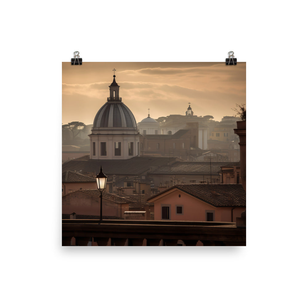 Discover the Beauty of Rome photo paper poster - Posterfy.AI