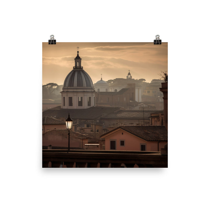 Discover the Beauty of Rome photo paper poster - Posterfy.AI