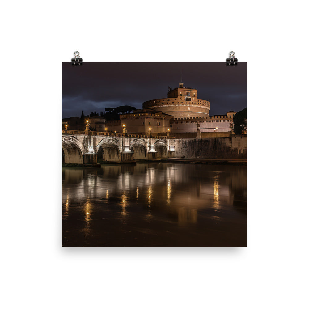 Romes Historic Landmarks photo paper poster - Posterfy.AI
