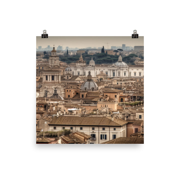 Rome, Italy - The Eternal City photo paper poster - Posterfy.AI