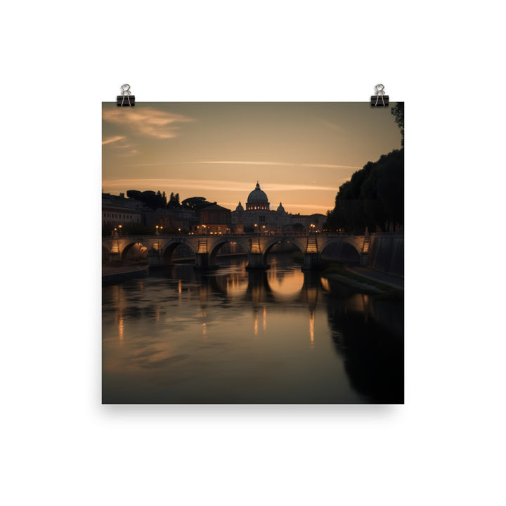 Discover the Beauty of Rome photo paper poster - Posterfy.AI