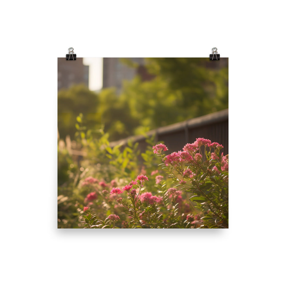 The Beauty of New Yorks Urban Nature photo paper poster - Posterfy.AI