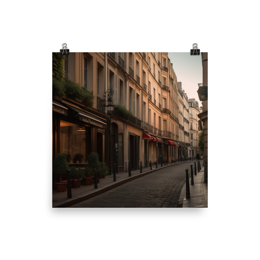 Parisian Charm photo paper poster - Posterfy.AI