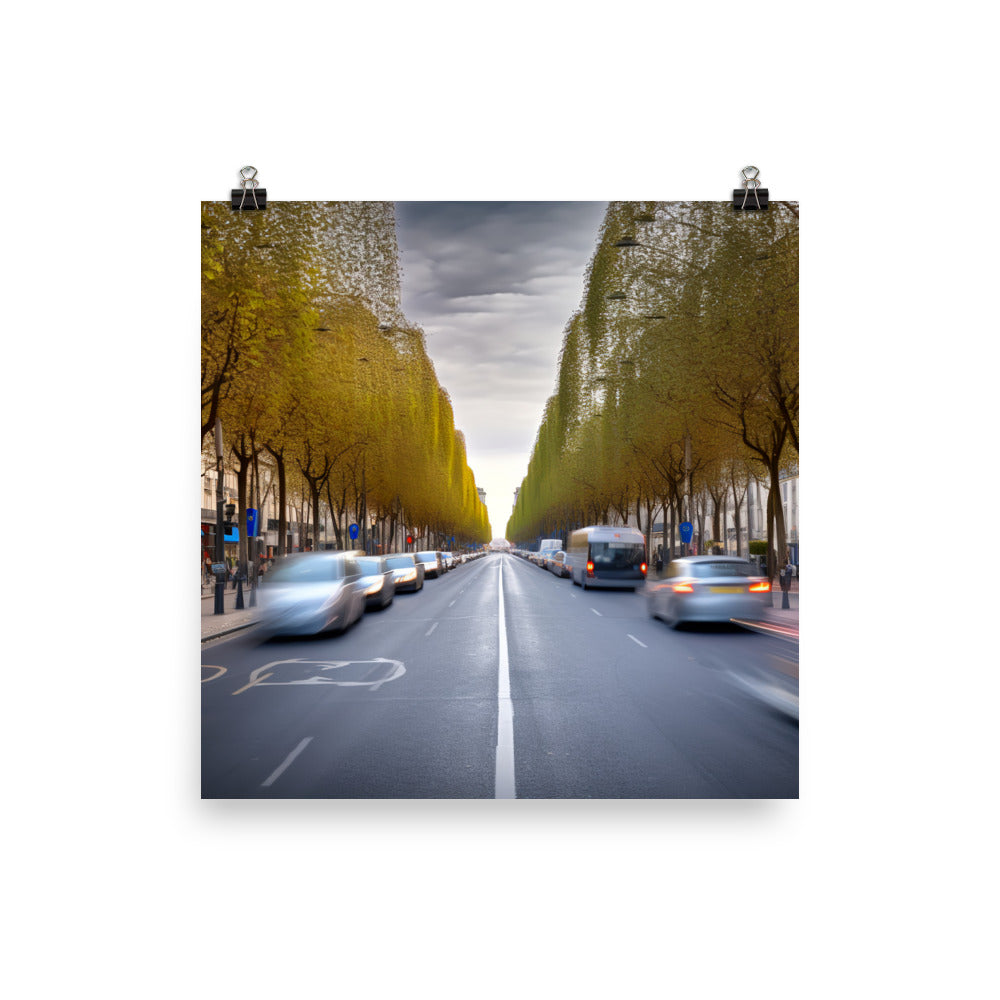 Artistic Avenue des Champs lyses photo paper poster - Posterfy.AI
