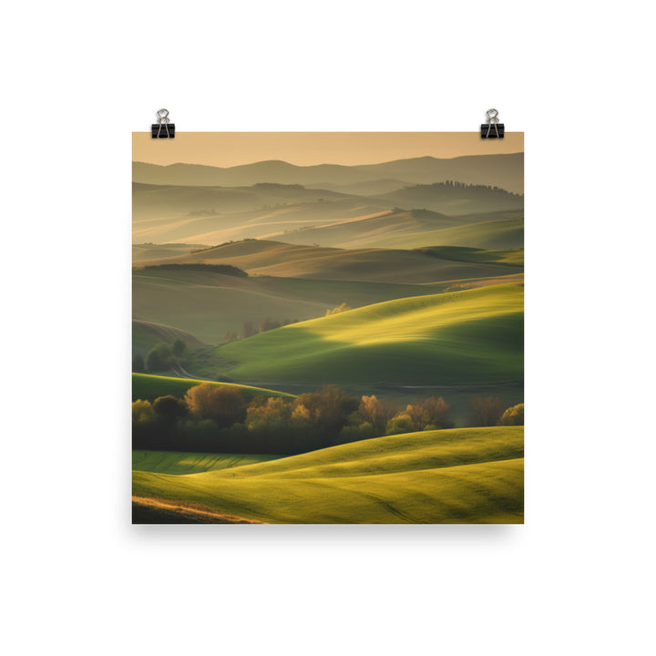 The Rolling Hills photo paper poster - Posterfy.AI