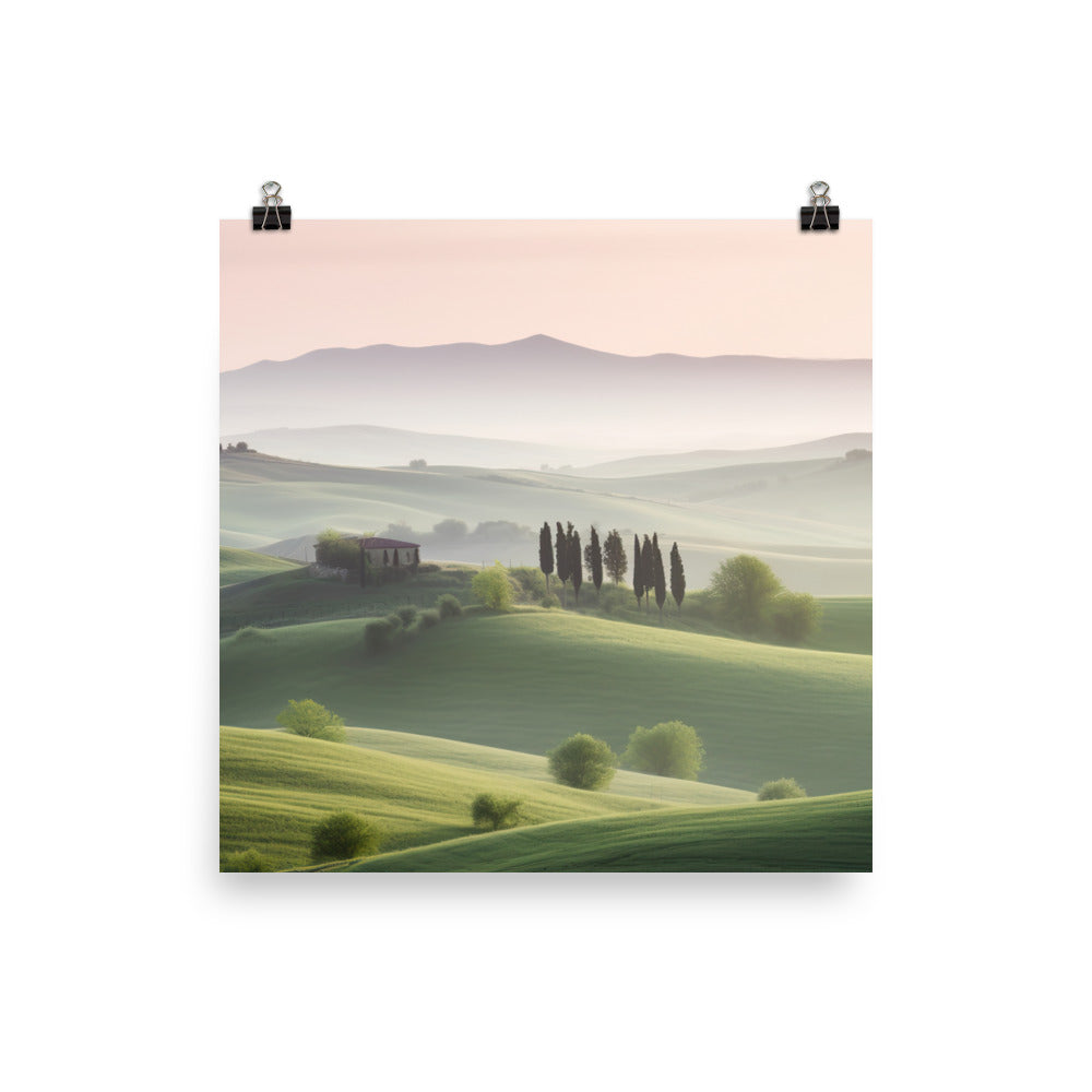 The Rolling Hills photo paper poster - Posterfy.AI