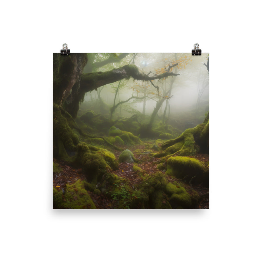 The Enchanting Forest photo paper poster - Posterfy.AI