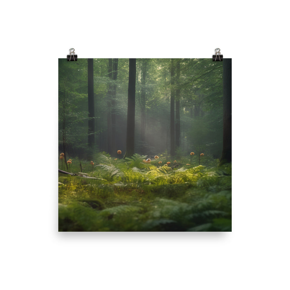 The Enchanting Forest photo paper poster - Posterfy.AI