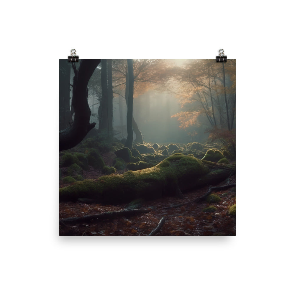 The Enchanting Forest photo paper poster - Posterfy.AI