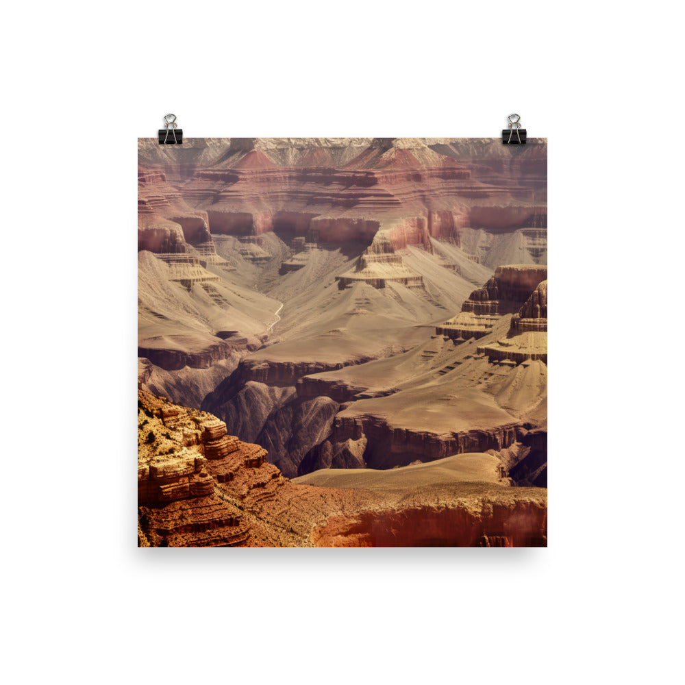 Majestic Grand Canyon photo paper poster - Posterfy.AI